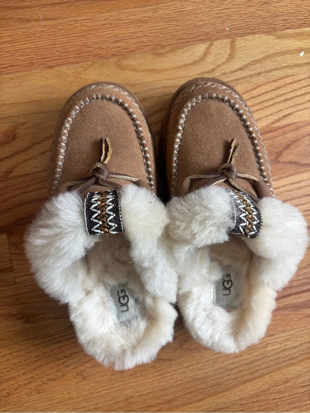 UGG disquette alphine slippers chestnut